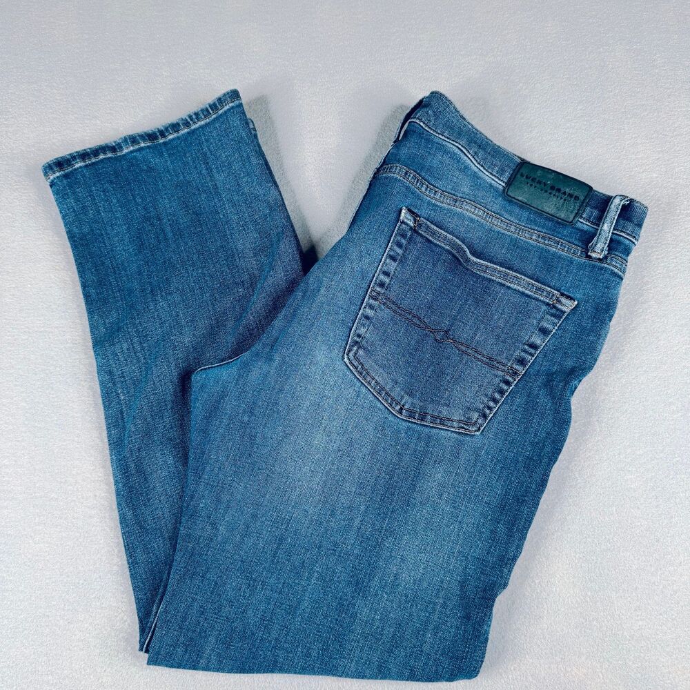 Lucky Brand Men’s 363 Vintage Straight Stretch Denim Jeans , Actual Size 38x29